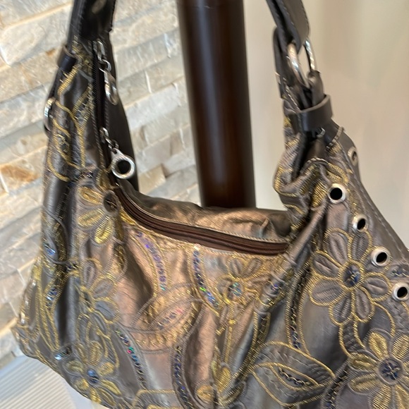 Floral Sequin purse - Picture 3 of 8